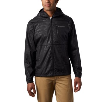 Columbia Flash Forward Windbreaker Print, Chamarras Negros Camuflados Para Hombre | 397648-DEO